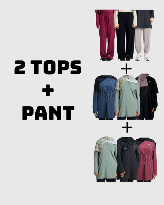 2 tops + Joggers Bundle