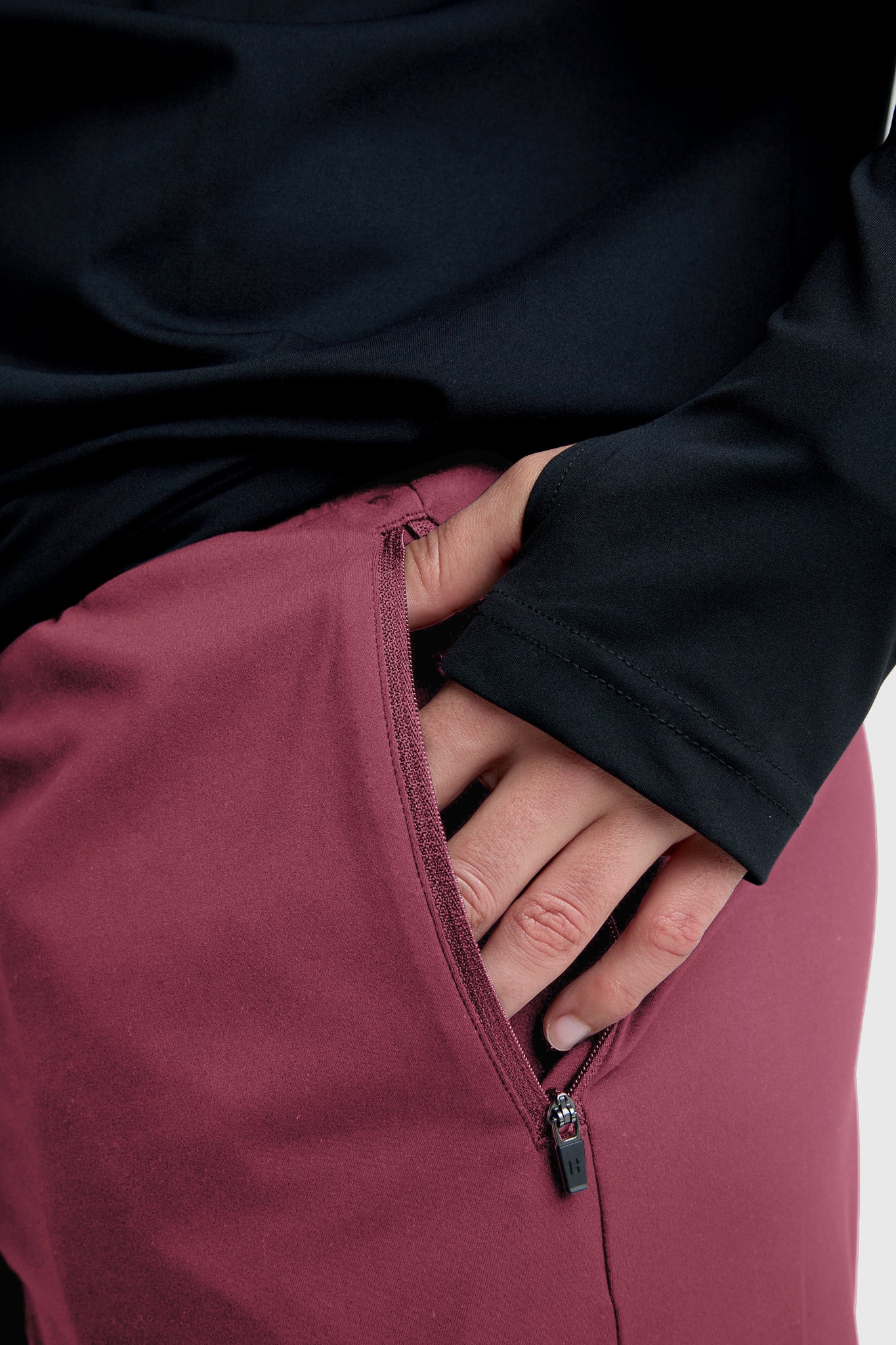 Wide Leg Pant - Burgundy