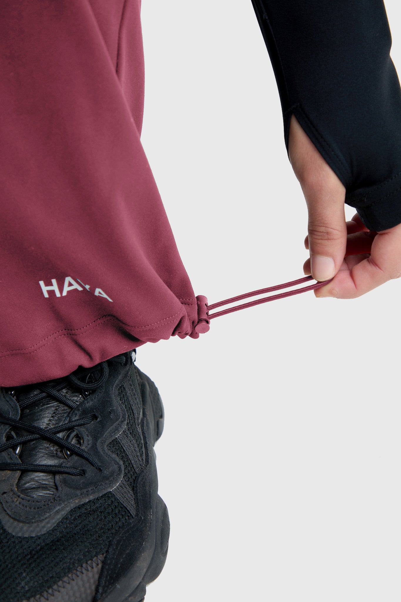 Wide Leg Pant - Burgundy