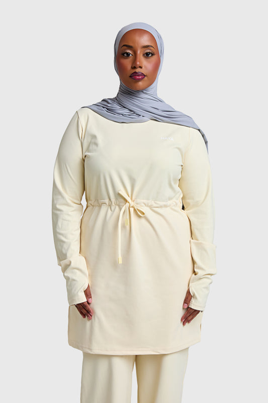 Modest Active Top - Butter Yellow