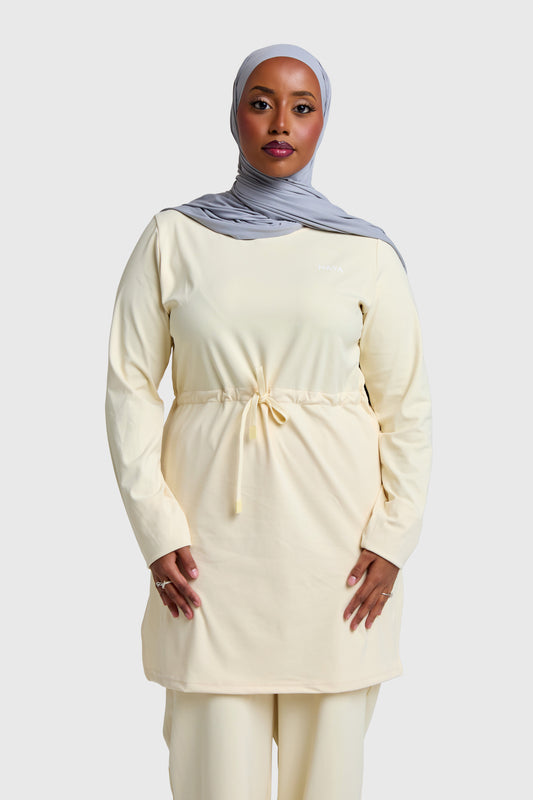 Modest Active Top - Butter Yellow