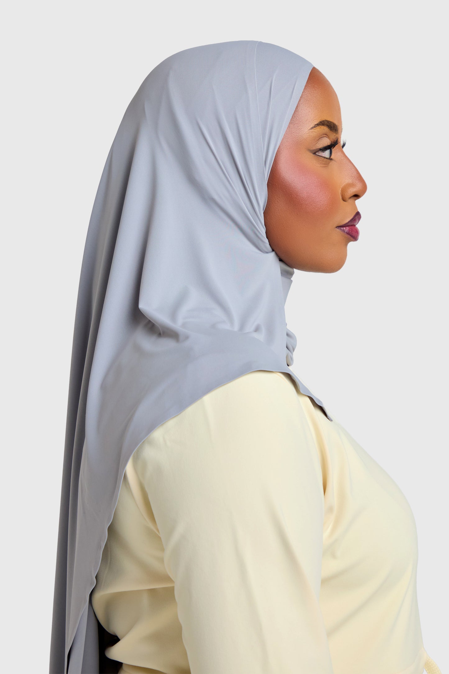 Tie-Back Sports Hijab - Space Grey