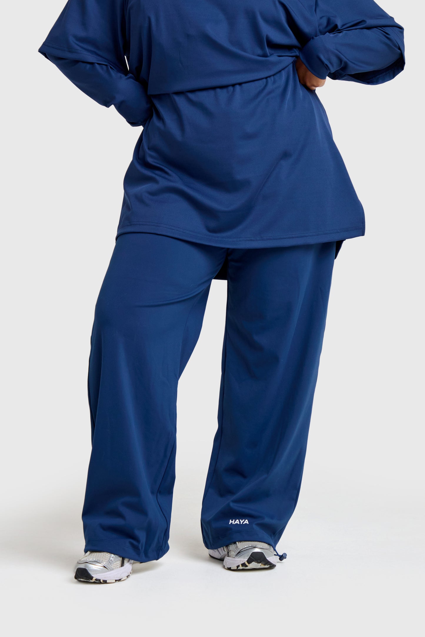 Wide Leg Pant - Navy