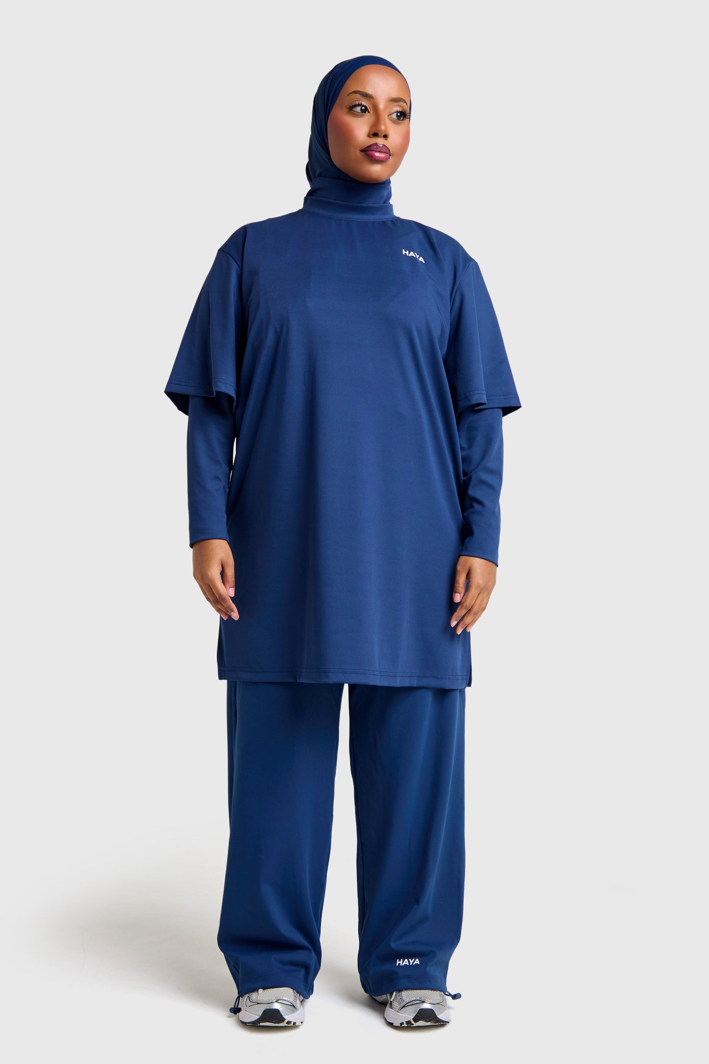Wide Leg Pant - Navy