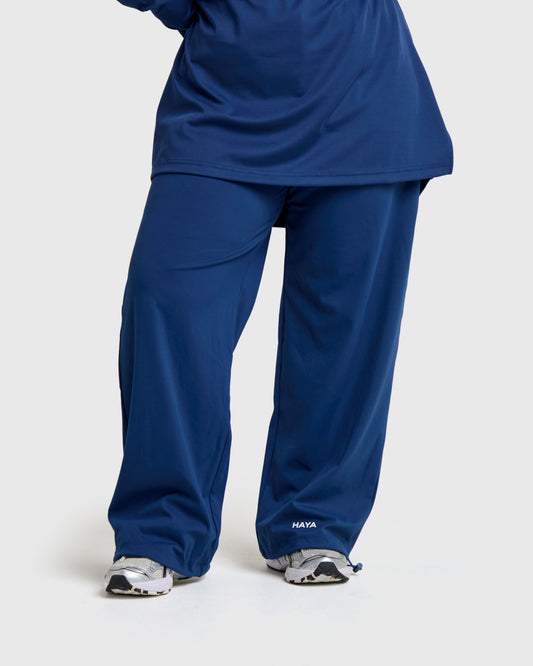 Wide Leg Pant - Navy