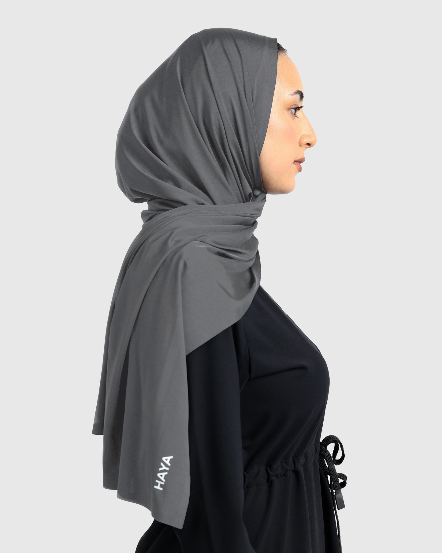 Sports Hijab - Charcoal Grey