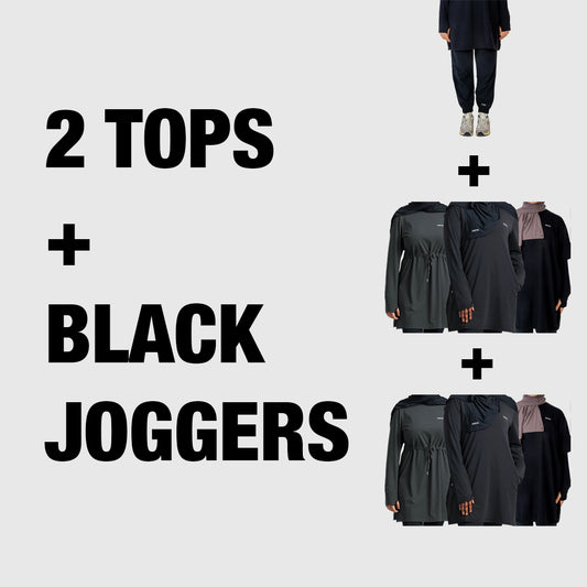 2 tops + Joggers Bundle