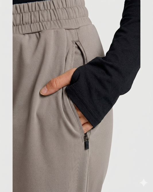 Wide Leg Pant - Coffee Brown