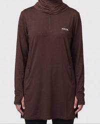 CottonMotion Essential Training Top - Espresso Brown