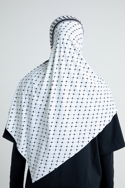 Sports Hijab - Keffiyeh (% given to Palestine🇵🇸)