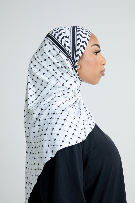 Sports Hijab - Keffiyeh (% given to Palestine🇵🇸)