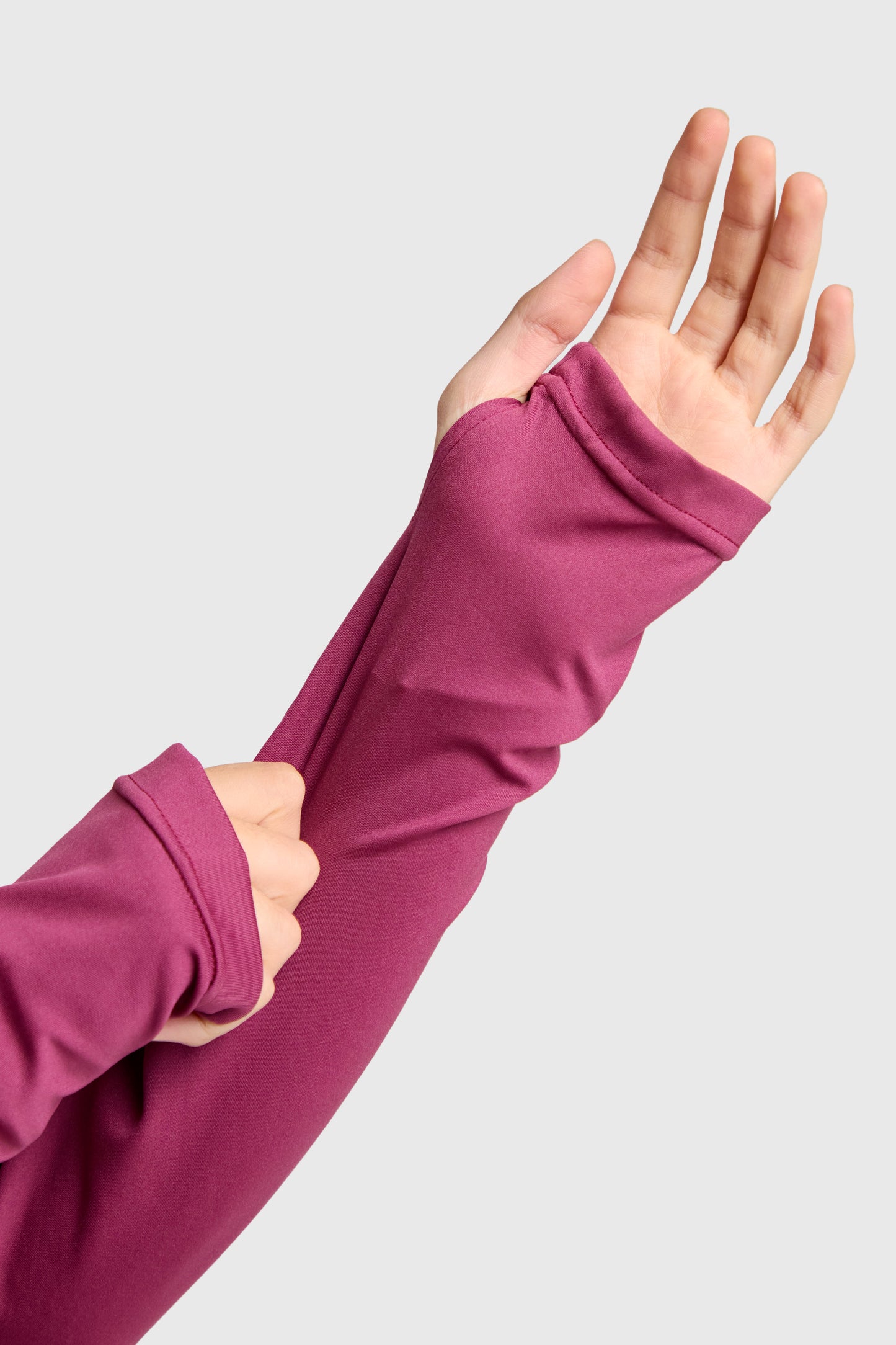 Oversized Active Tee - Burgundy