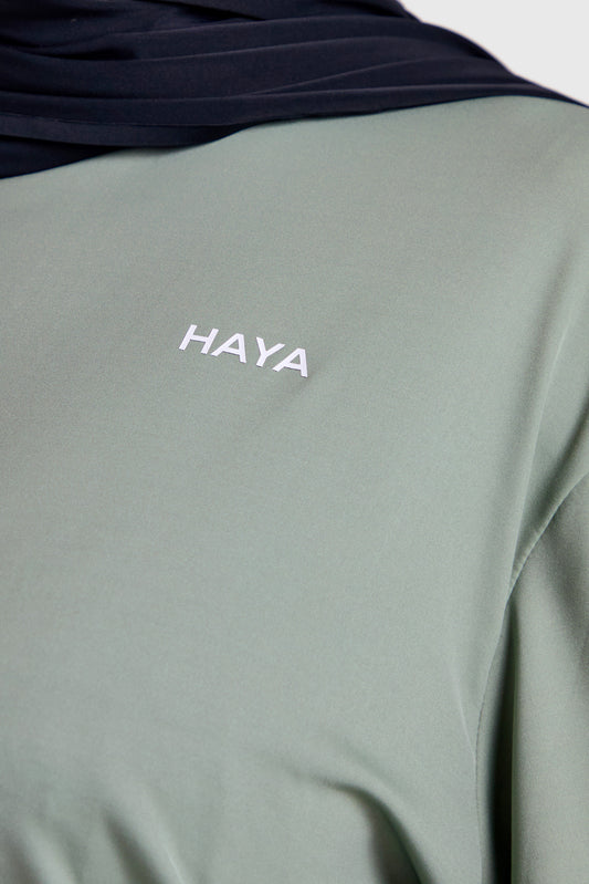 Oversized Active Tee - Matcha Green