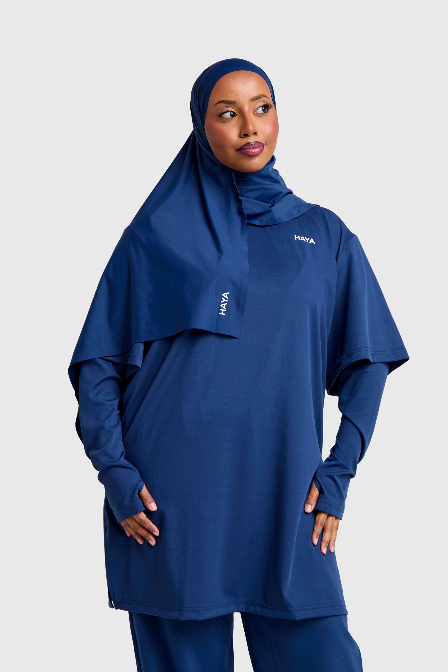 Oversized Active Tee - Navy