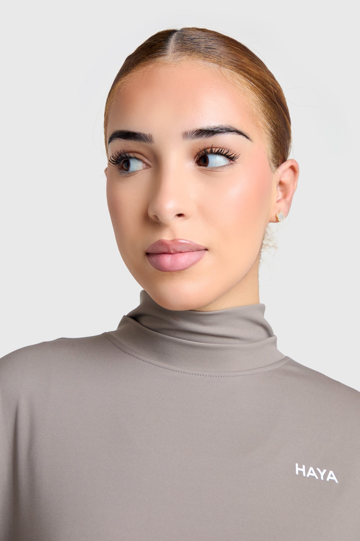 Oversized Active Tee - Coffee Brown