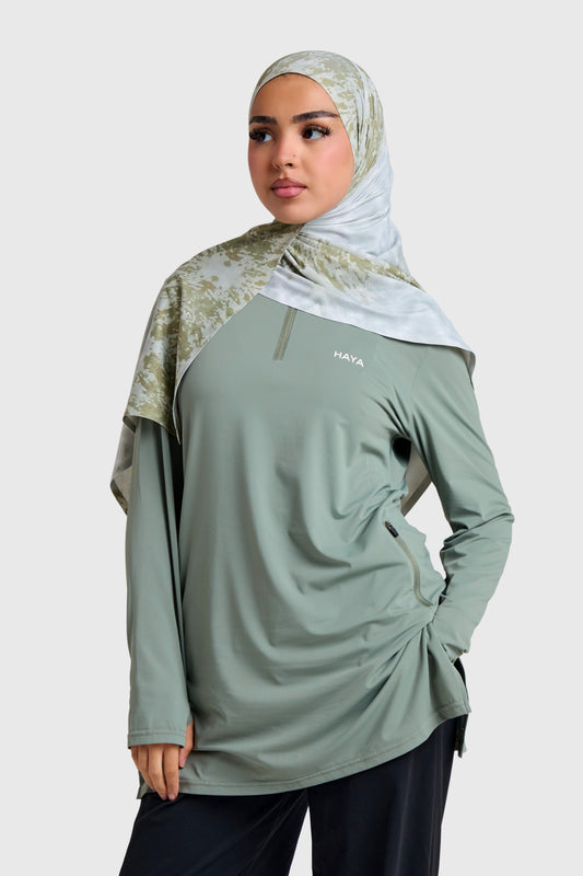 Essential Training Top - Matcha Green