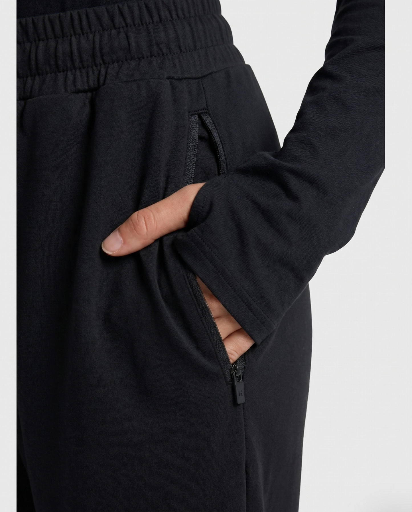 CottonMotion Wide Leg Pant - Black