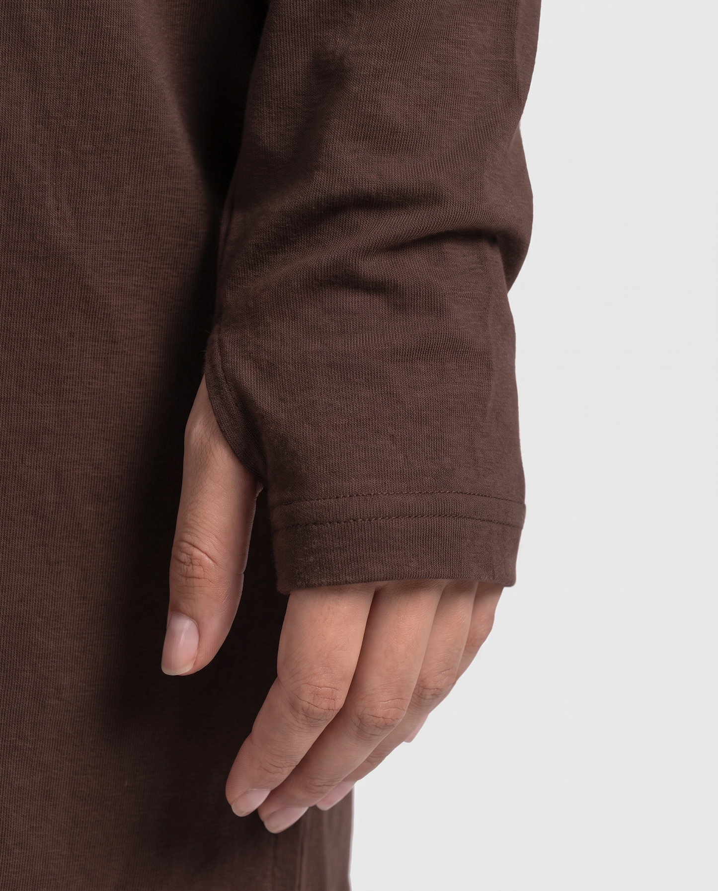 CottonMotion Oversized Active Tee - Espresso Brown