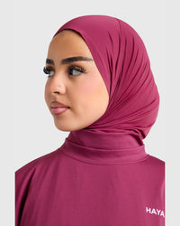 Sports Hijab - Burgundy