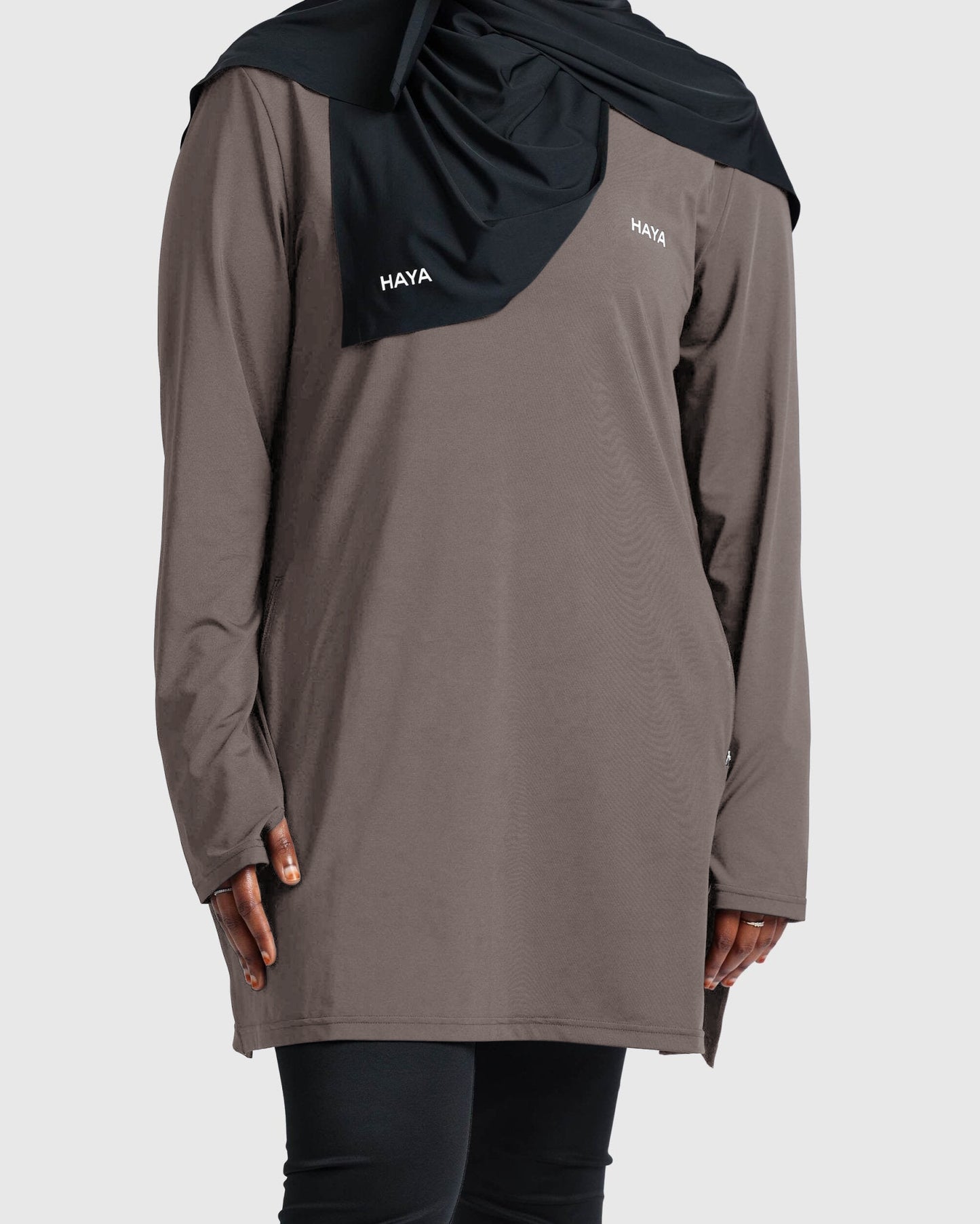 Essential Training Top - Coffee Brown