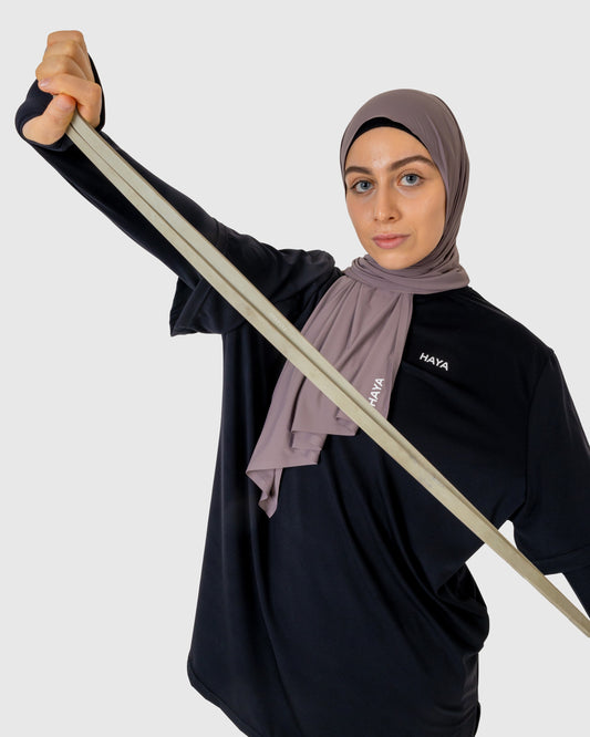 Oversized Active Tee - Black