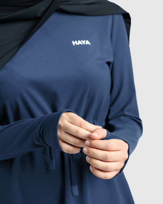 Modest Active Top - Navy
