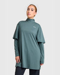 Oversized Active Tee - Charcoal Grey
