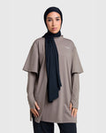 Oversized Active Tee - Coffee Brown