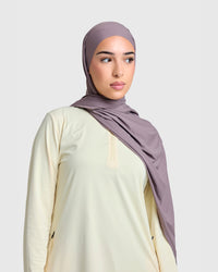 Tie-Back Sports Hijab - Nude Brown