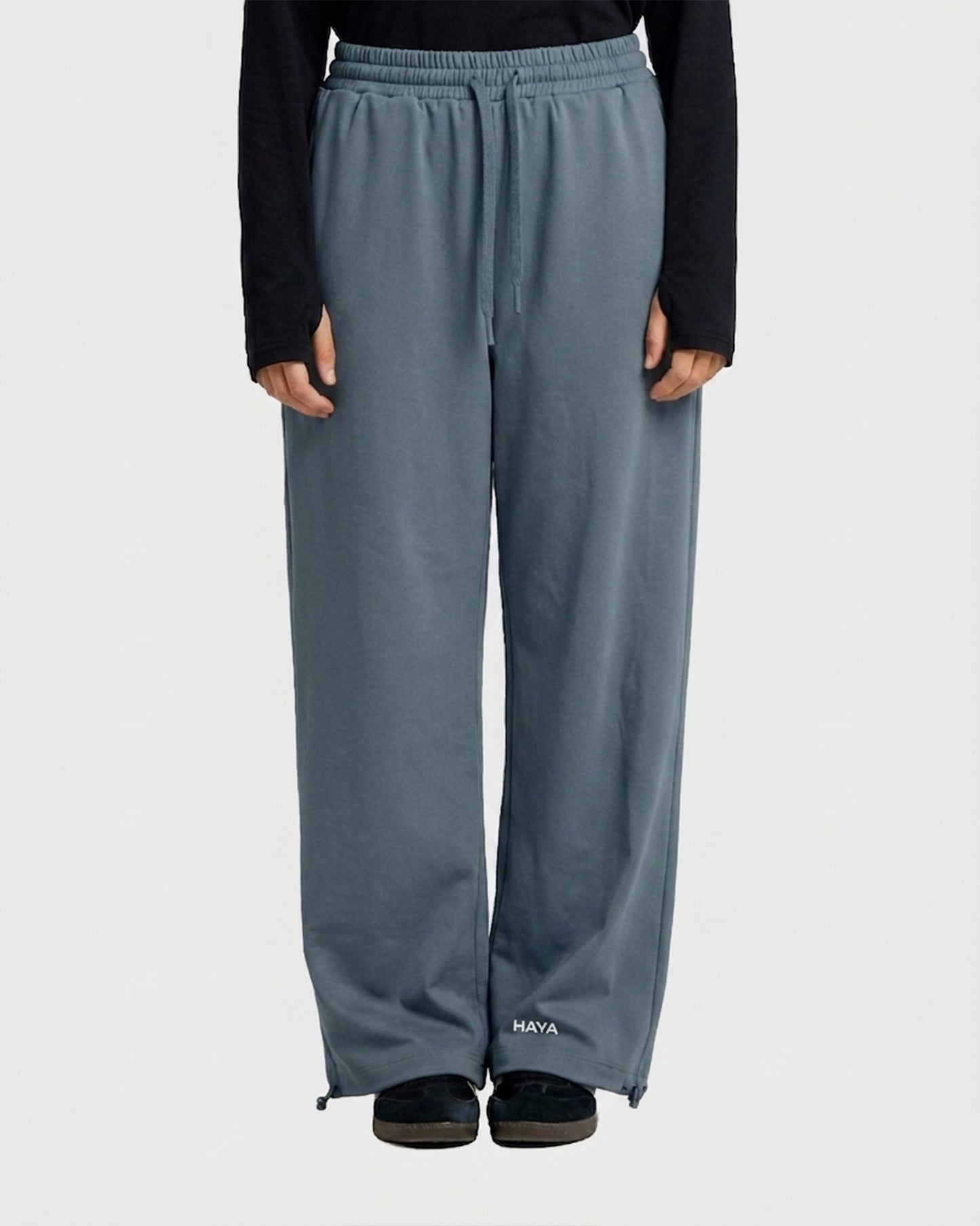 Wide Leg Pant - Charcoal Grey
