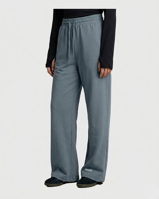Wide Leg Pant - Charcoal Grey
