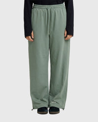 Wide Leg Pant - Matcha Green