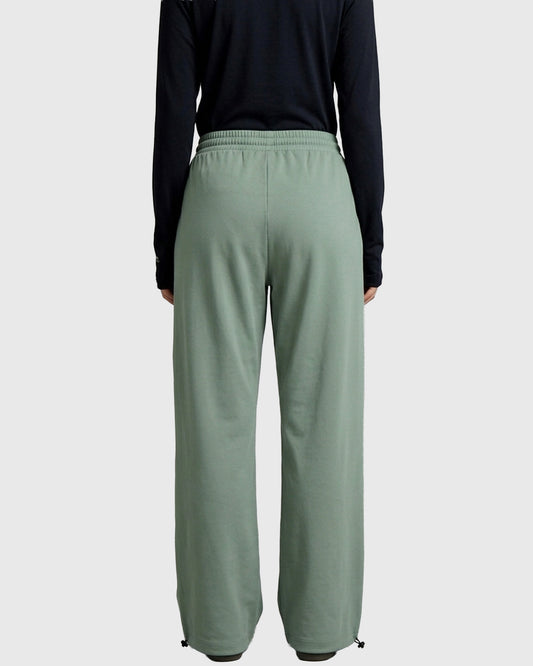 Wide Leg Pant - Matcha Green