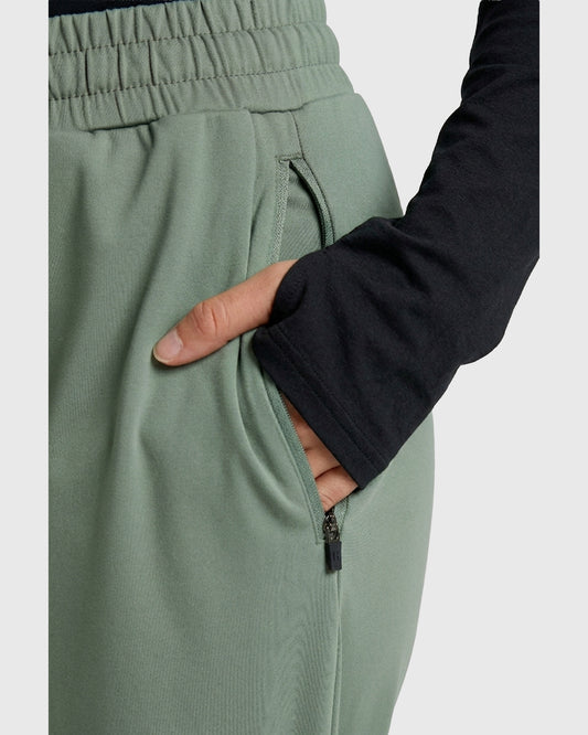 Wide Leg Pant - Matcha Green