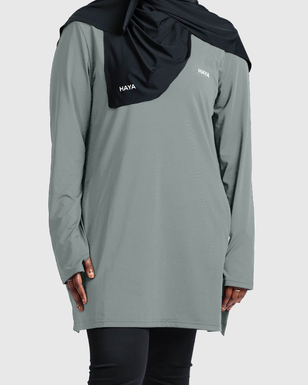 Essential Training Top - Grey - HAYA