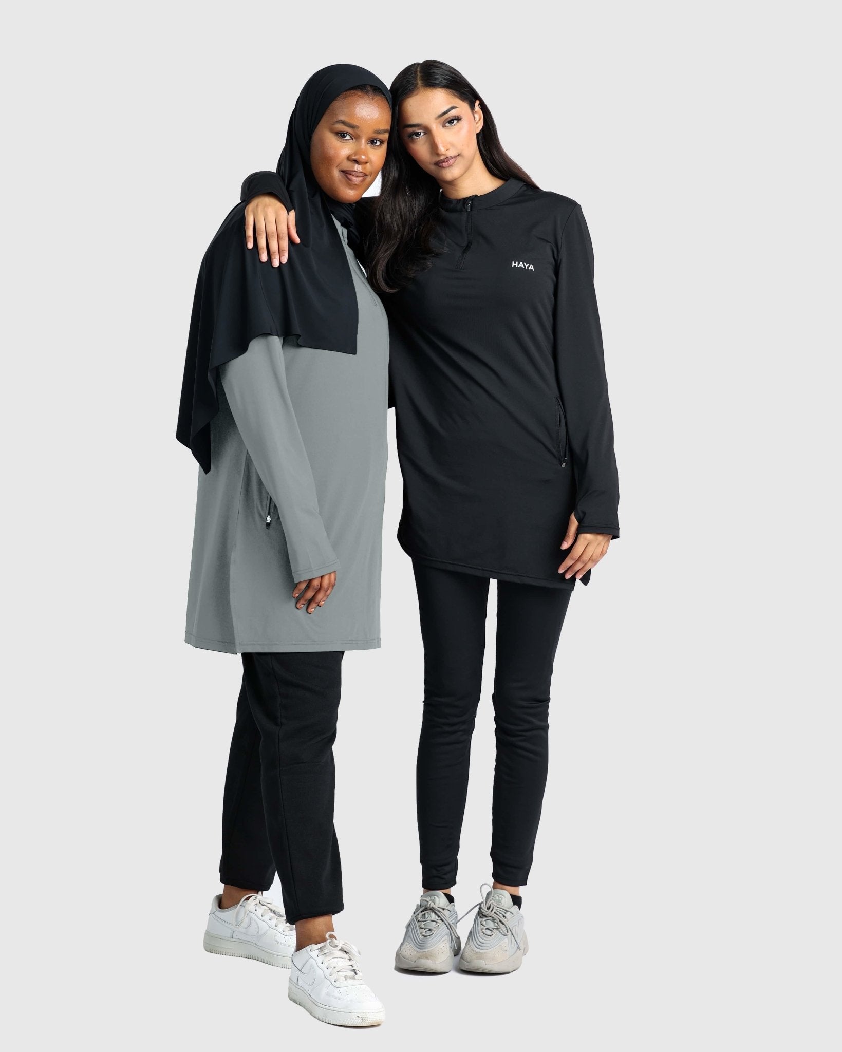 Essential Training Top - Grey - HAYA