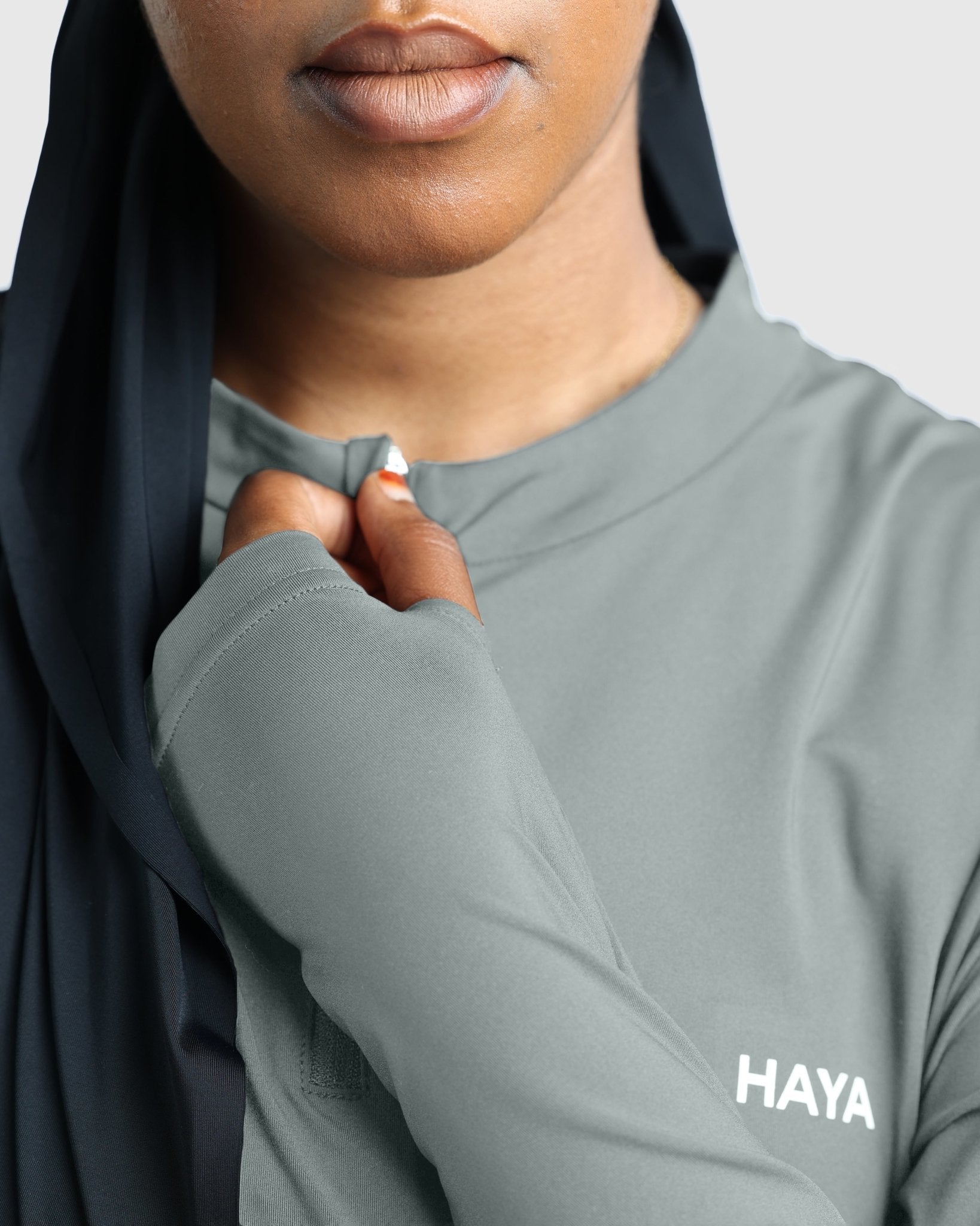 Essential Training Top - Grey - HAYA