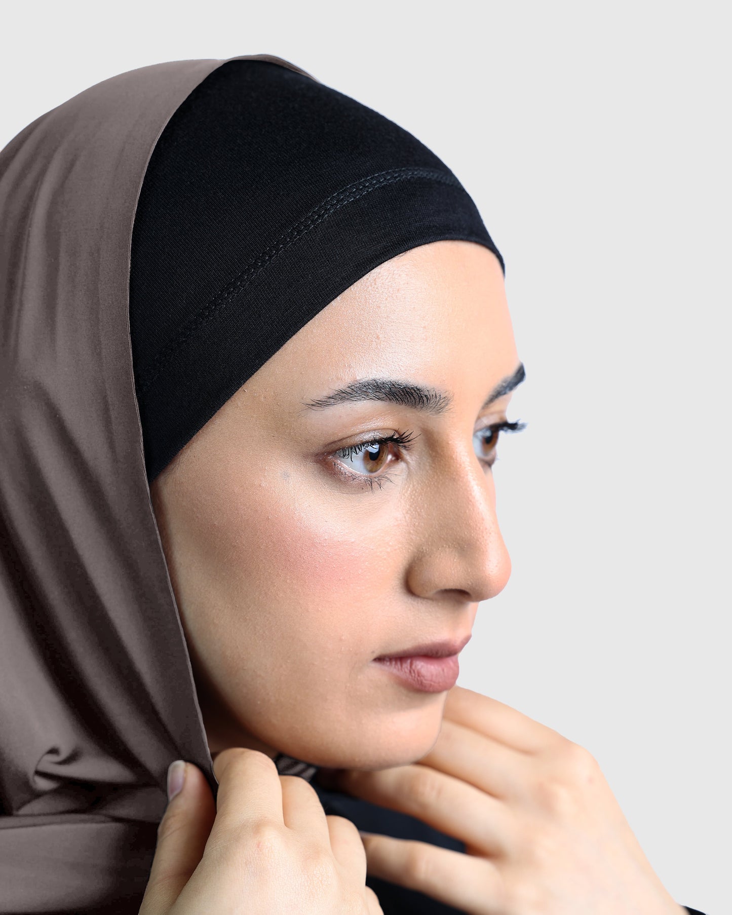 Sports Hijab - Nude Brown