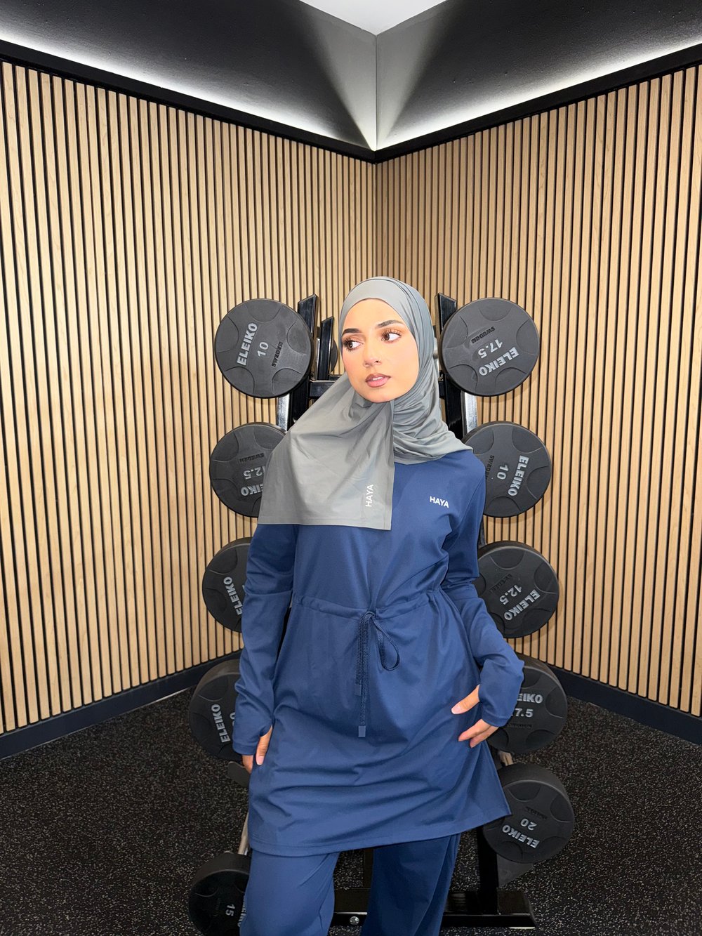 HAYA community member wearing HAYA activewear